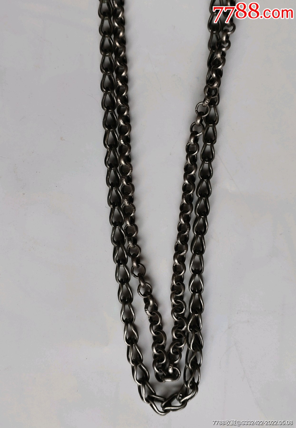 清代银链子两根-价格:300元-se86967075-银锁/银项链-零售-7788模型