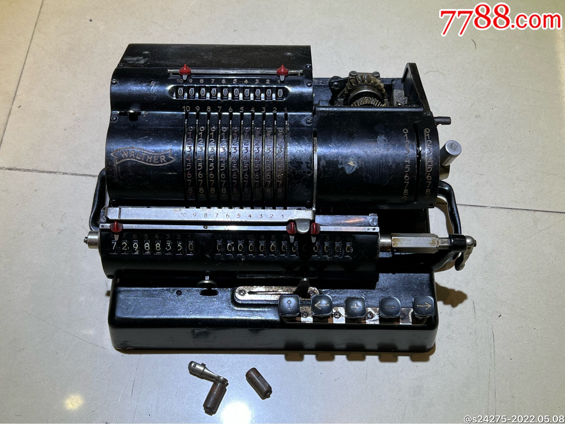 西洋古董手摇计算机