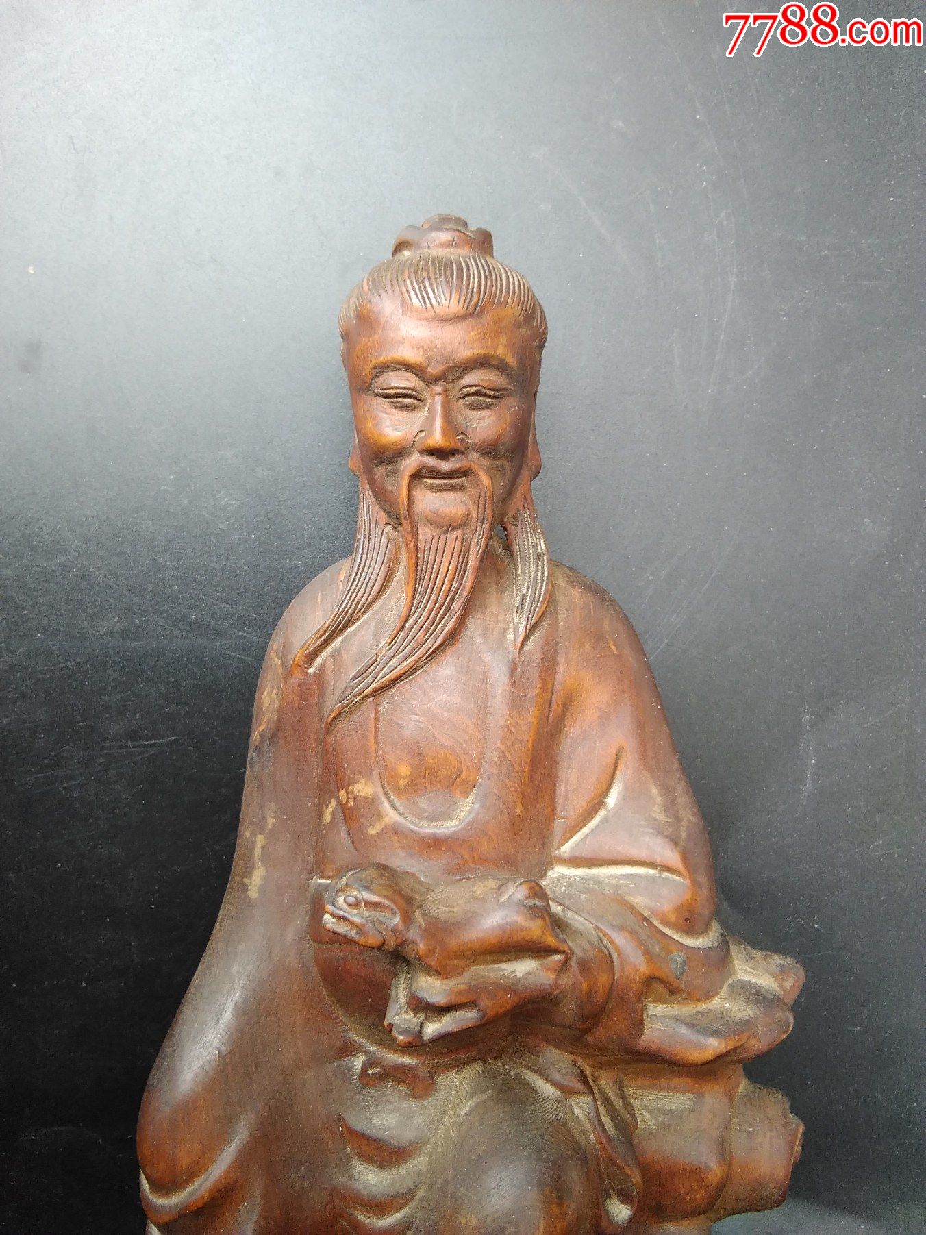 黄杨木太上老君人物实价