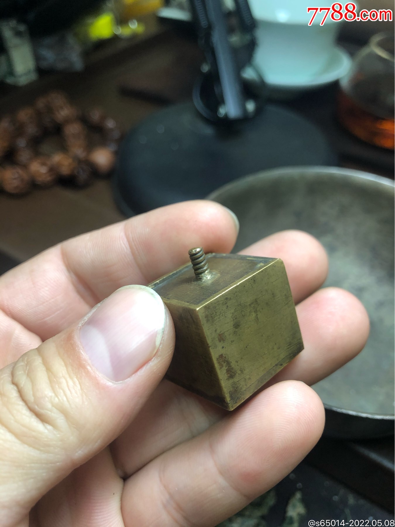 手工雕刻,清代护封铜印-价格:900元-se86973880-铜/金属印章-零售