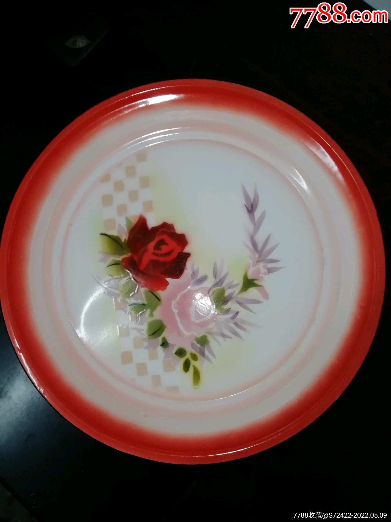 金鱼牌搪瓷盘邮局包裹邮寄