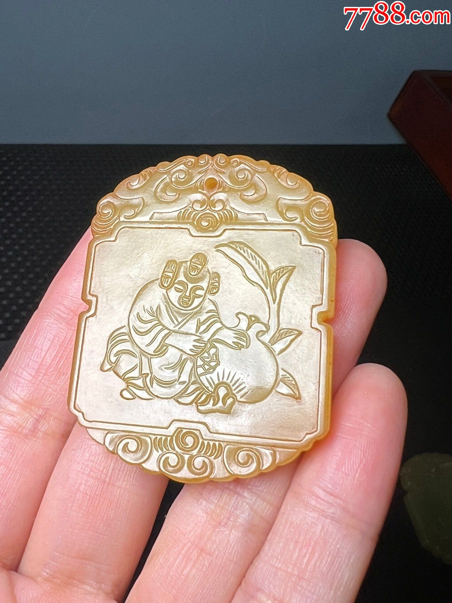和田黄玉子冈牌_价格5000元_第1张_7788商城__七七八八商品交易平台
