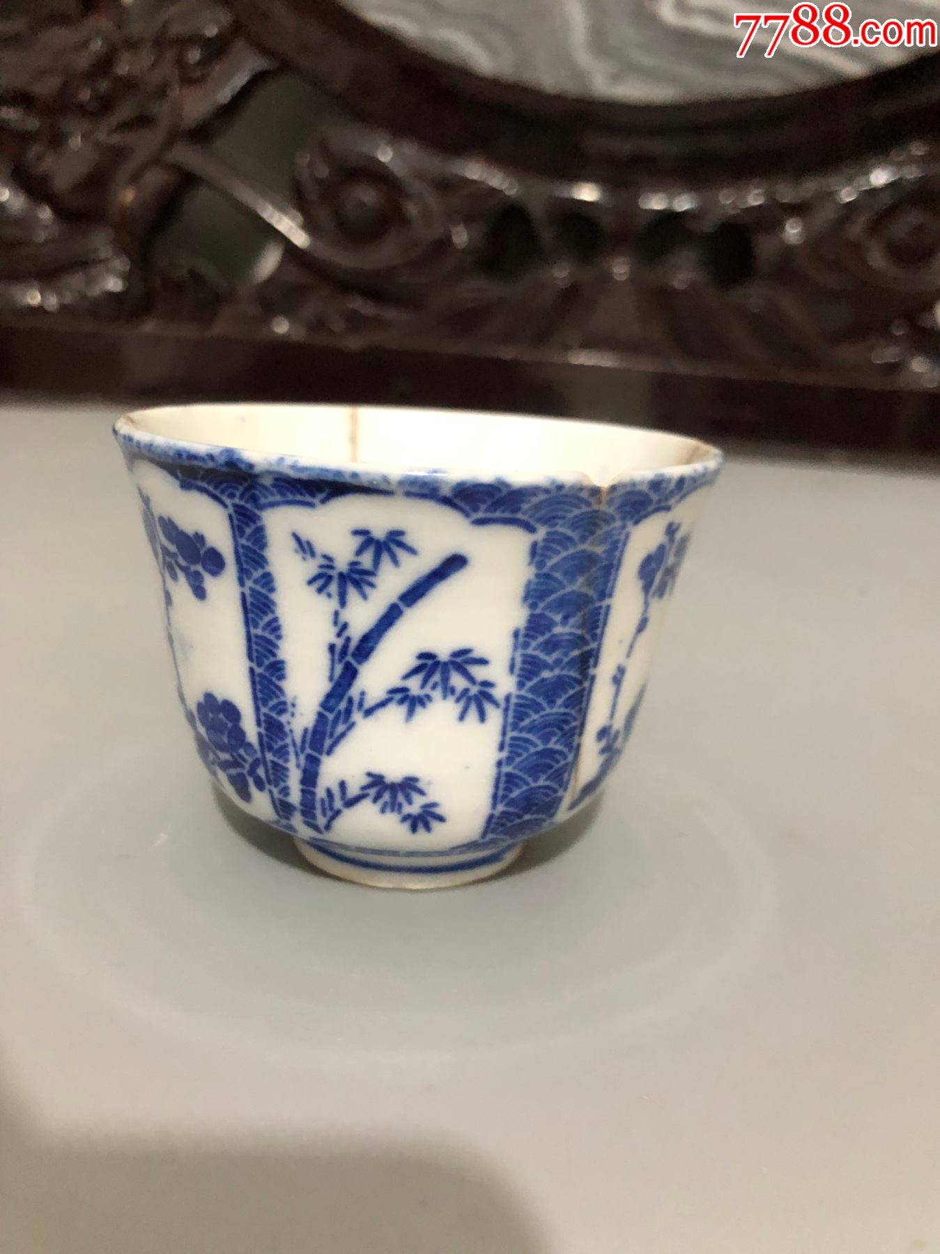 民国茶杯品相如图