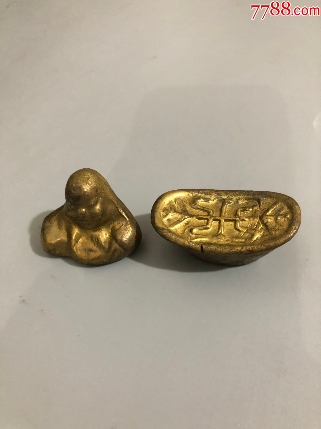 老铜佛老元宝一组完整