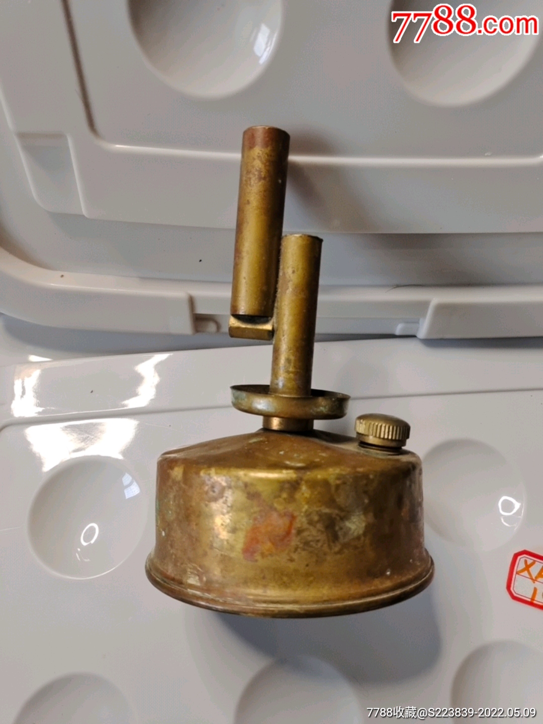 老铜油灯一个:当配件出_价格158元_第1张_7788商城__七七八八商品交易