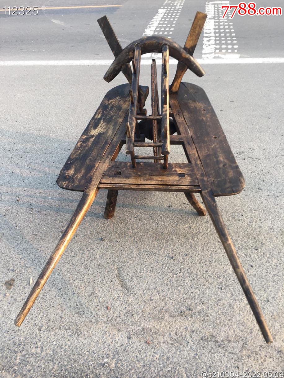 民国时期小木车正常使用一流包浆