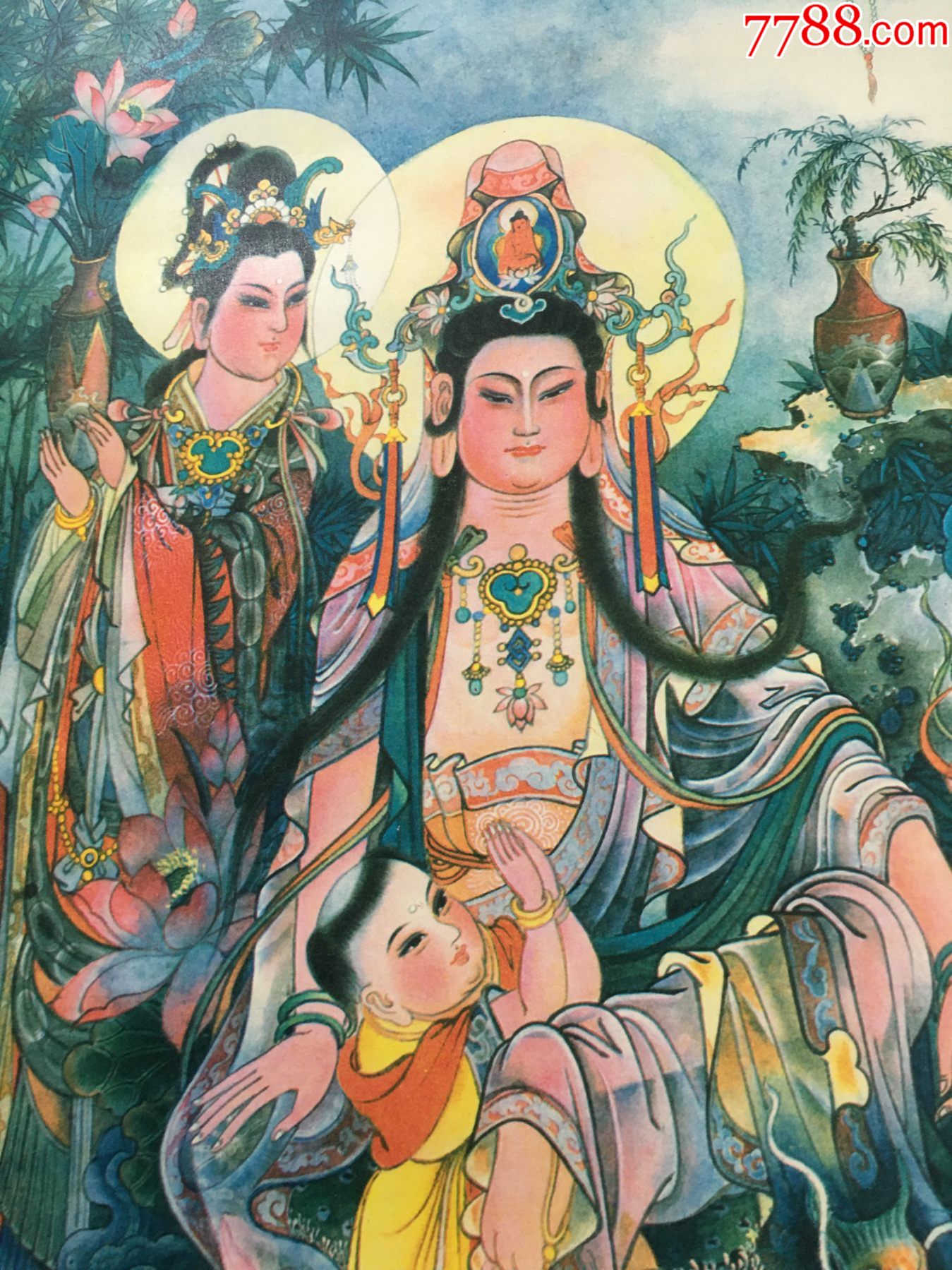 送子观音_年画/宣传画_第2张_7788期刊网