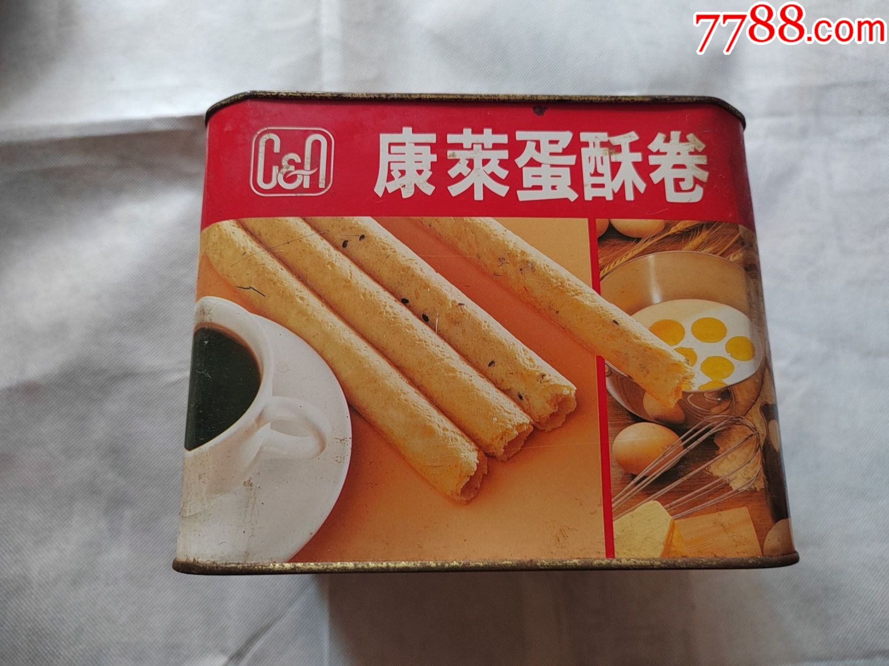 康莱蛋酥卷铁盒