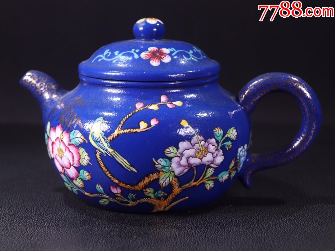 中国宜兴紫砂壶彩琴款图片