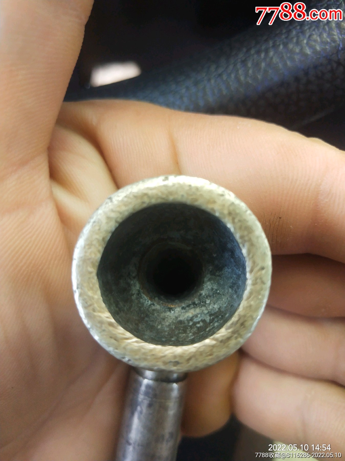 厚重白铜烟锅带工