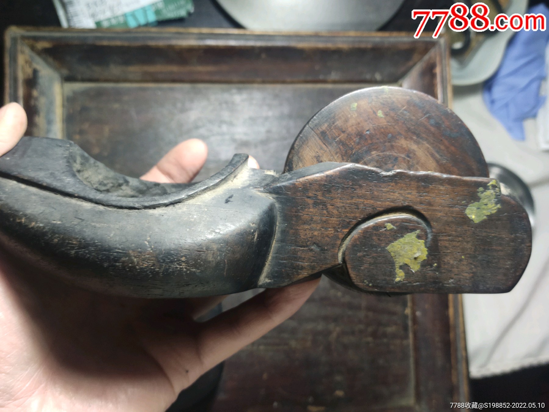 清代黄花梨墨斗_价格2200元【无为山房】_第1张_7788收藏__收藏热线