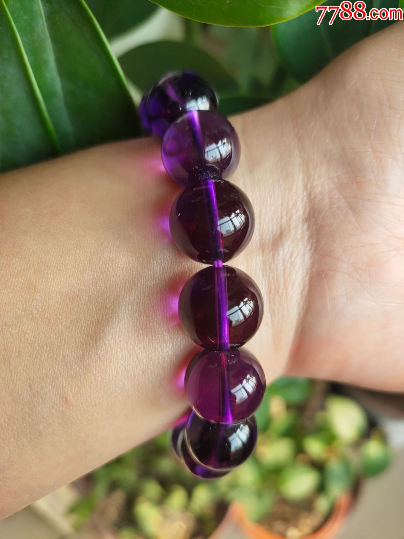 超精美紫水晶手链