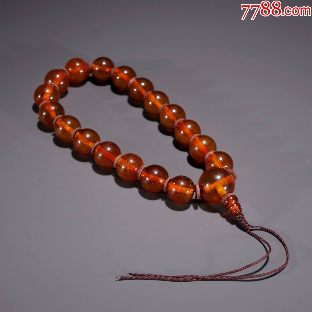 琥珀圆珠手持