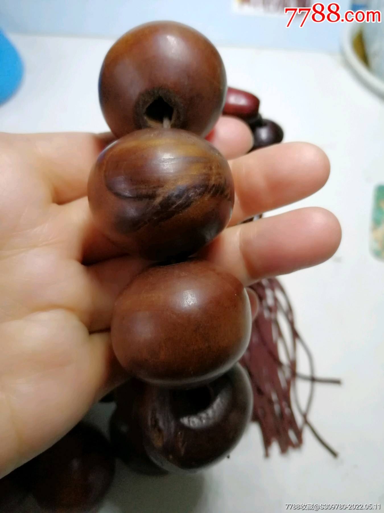 香味浓郁温润包浆醇厚太漂亮了_其他木手串/佛珠_第4张_7788钟表收藏