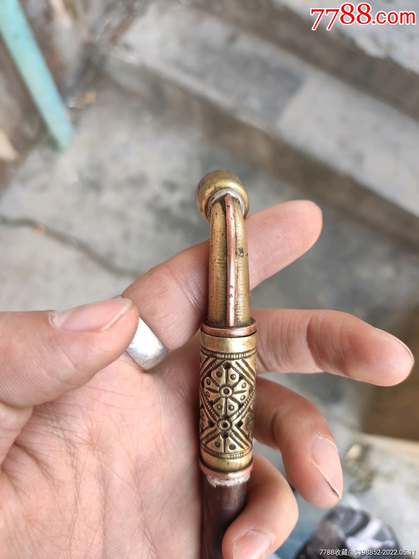 清代蒙古锅烟袋-价格:350元-se87031758-烟杆/烟枪/烟锅-零售-7788