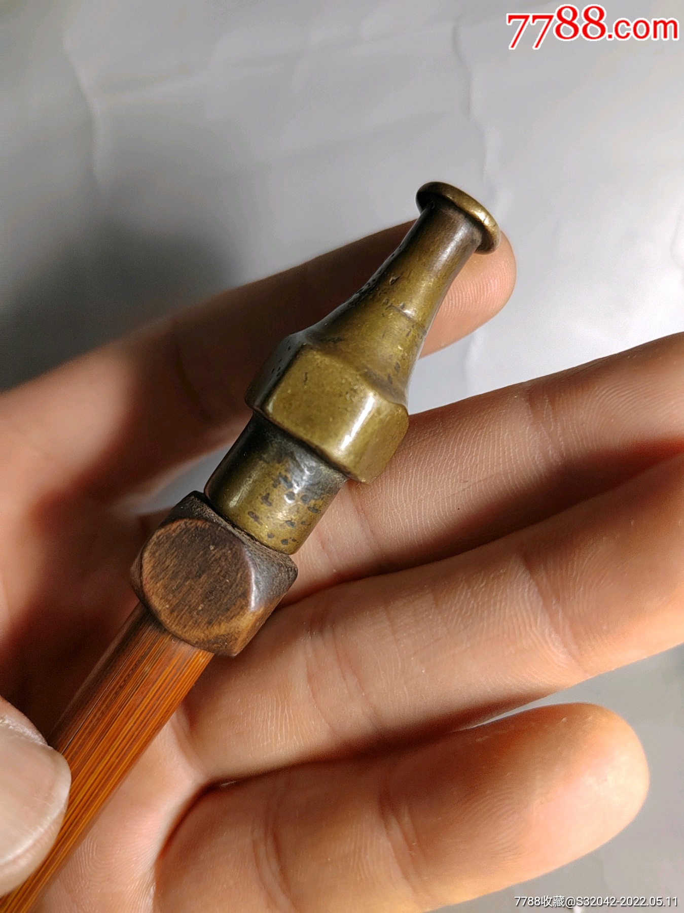 青铜铜烟袋嘴_铜杂件_图片价格_收藏行情_7788集邮网