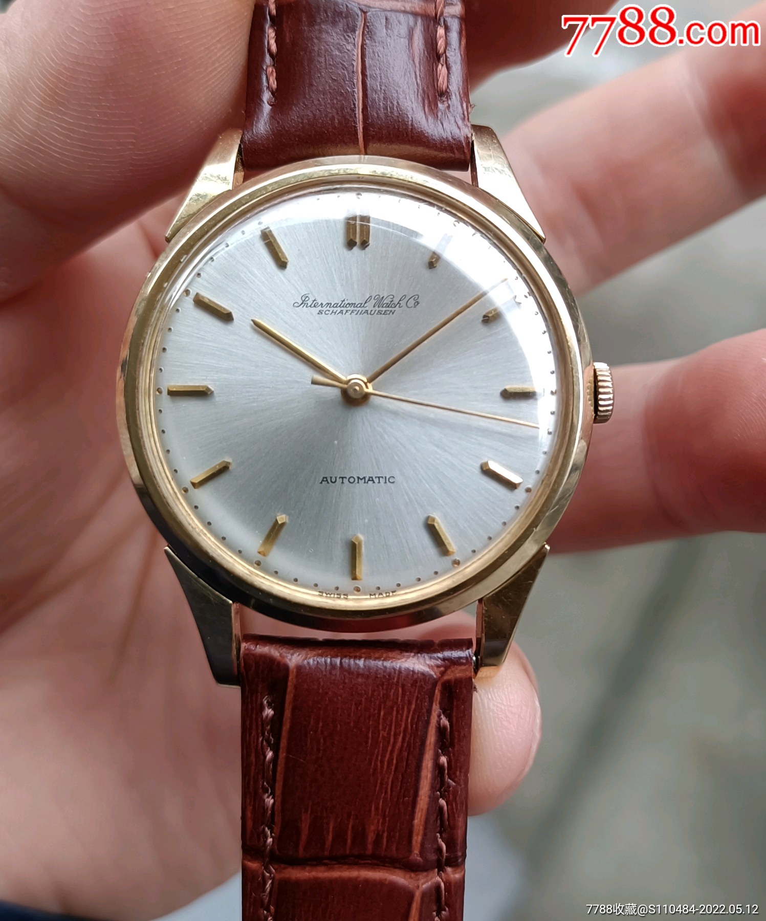 二手手表瑞士万国18k古董金表自动机械表非欧米茄浪琴劳力士芝柏