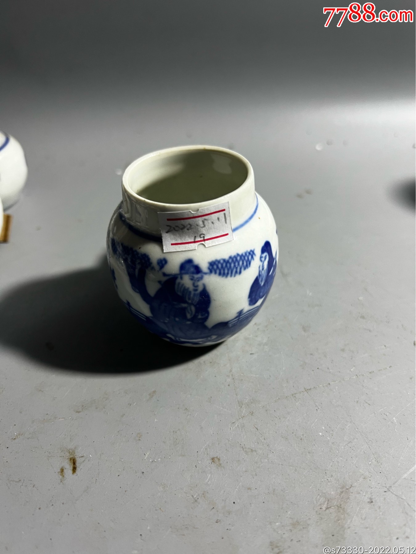 8090年代青花鸟食罐一只19