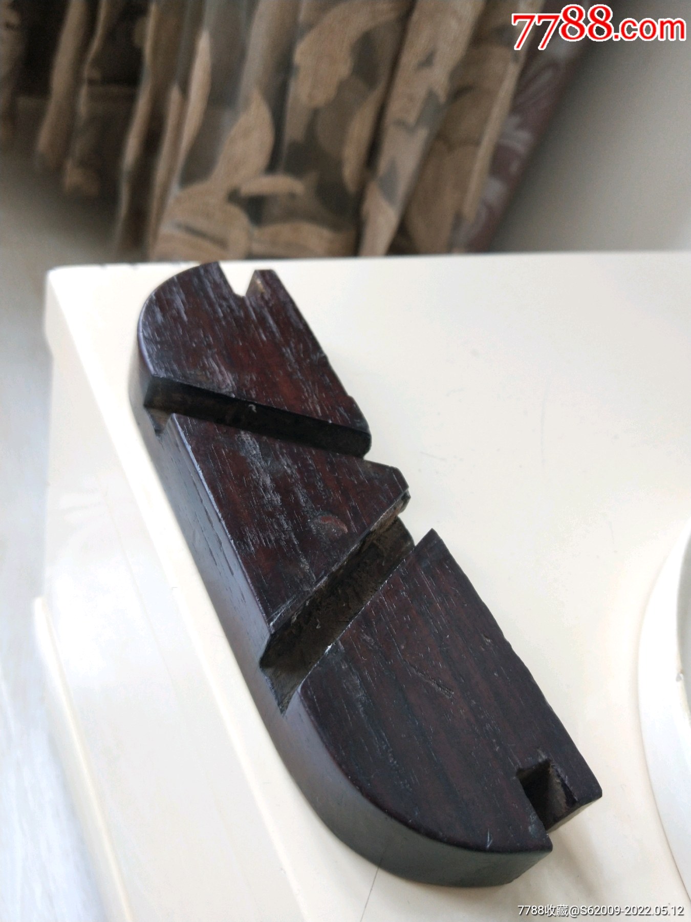 清代印度小叶紫檀木全品木工工具小刨子