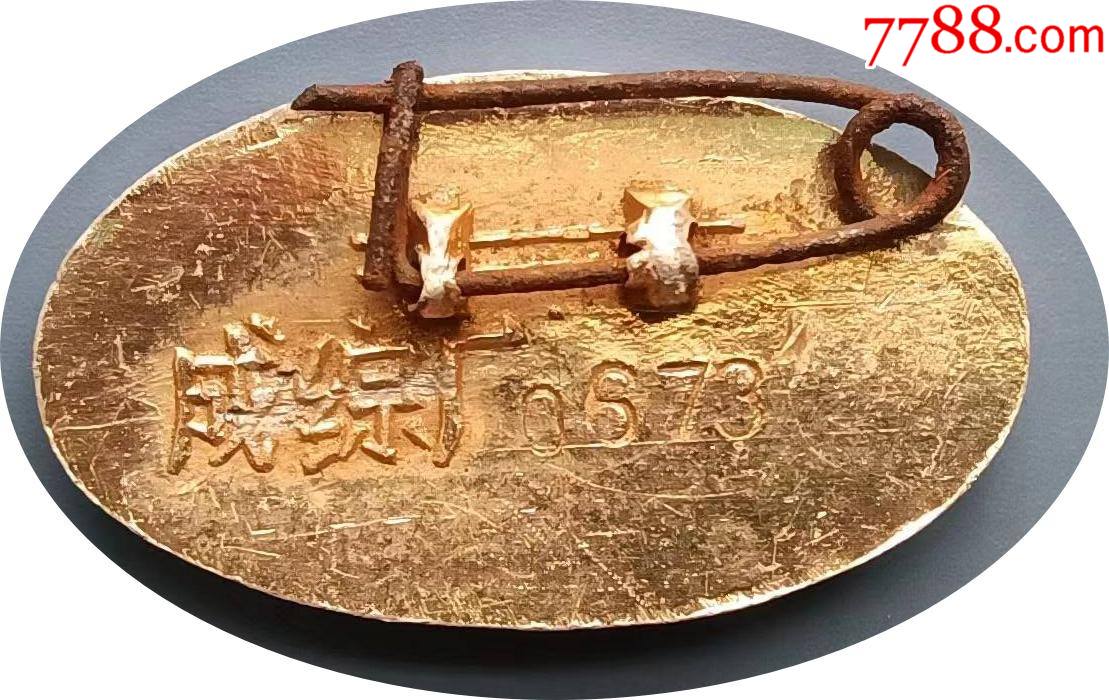 成都木综厂徽章1枚_厂徽/厂牌_第2张_7788玉器收藏