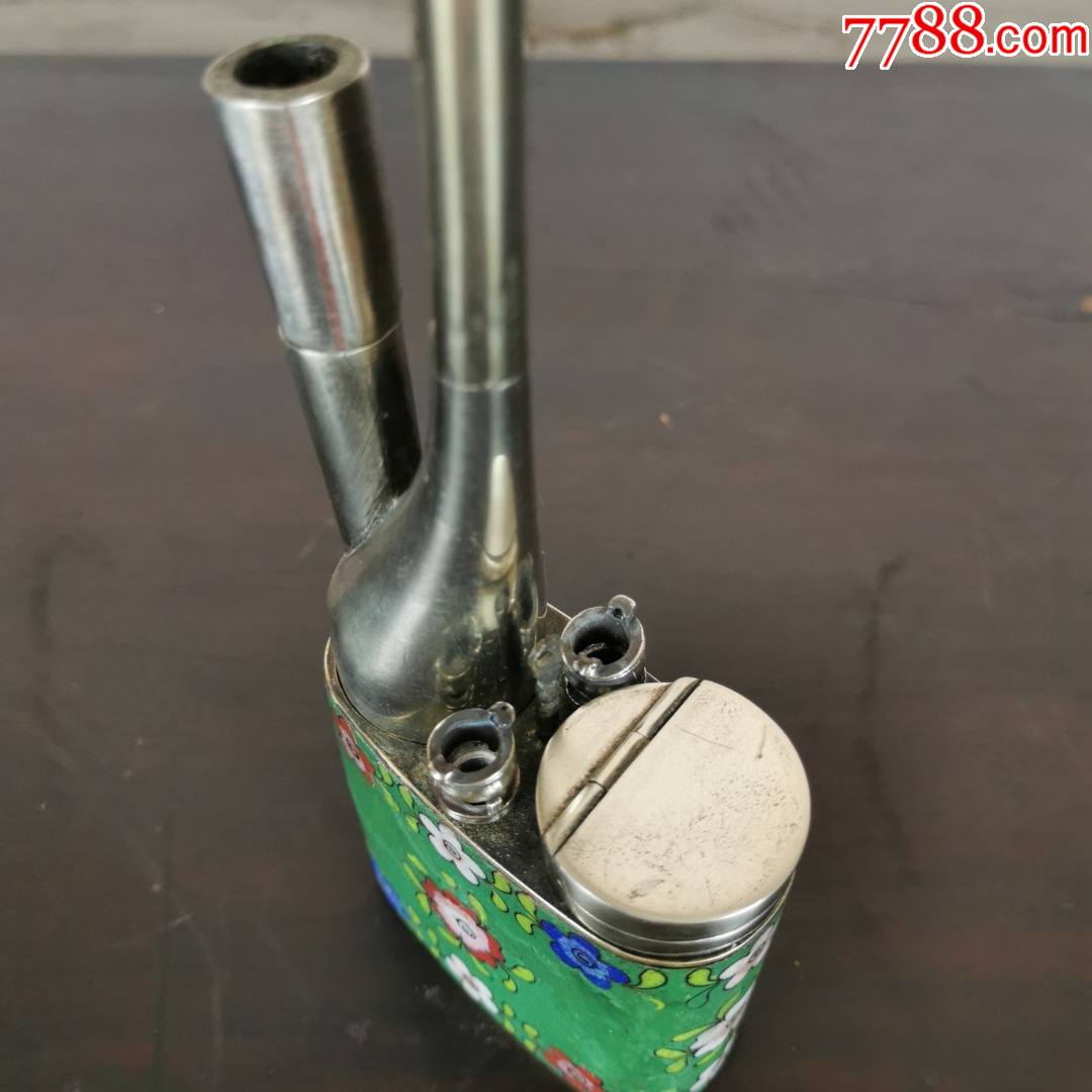 珐琅彩白铜水烟袋-价格:3800元-se87097456-水烟壶/烟袋-零售-7788