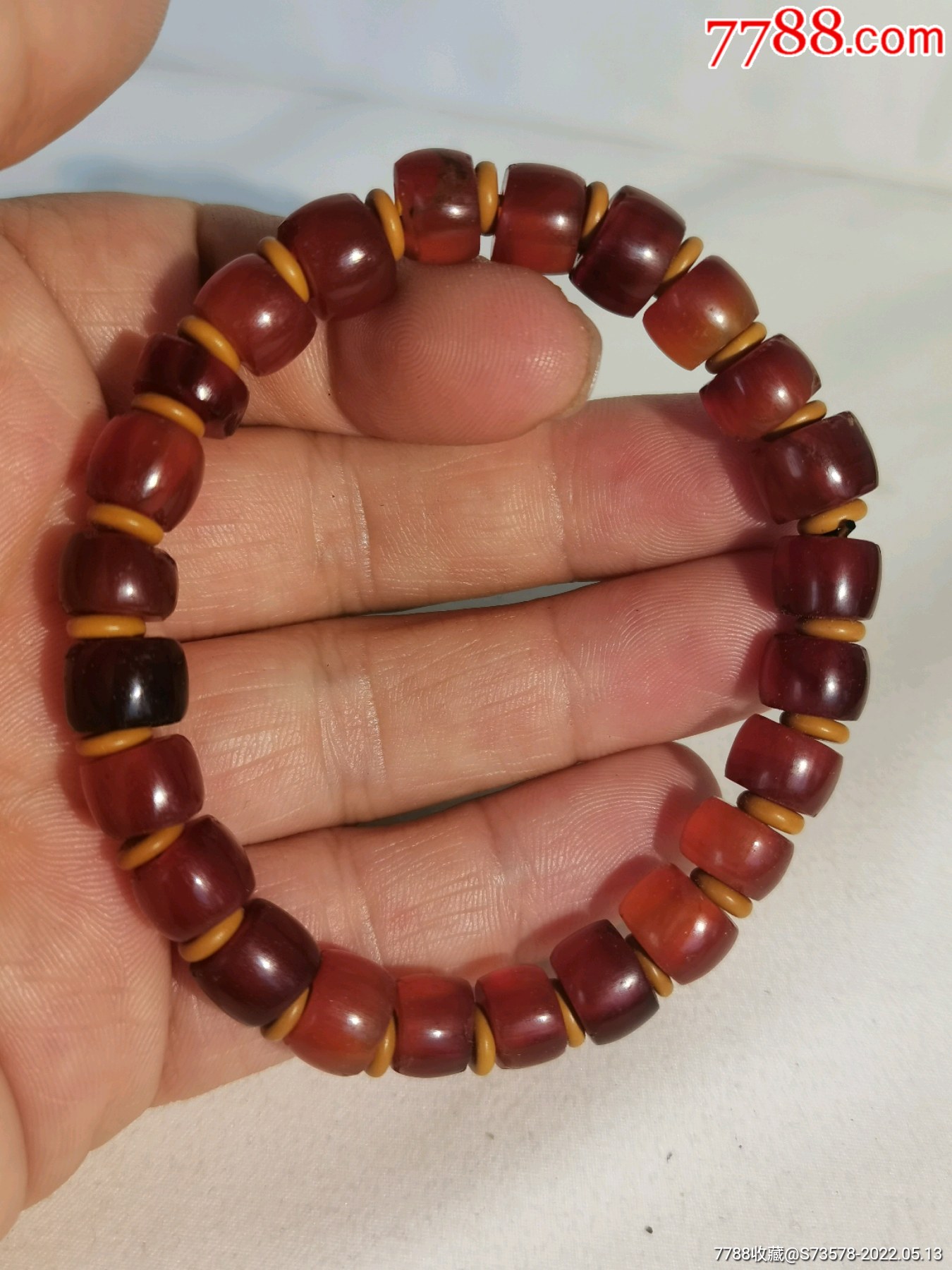 以前收藏的西玛珠子手串