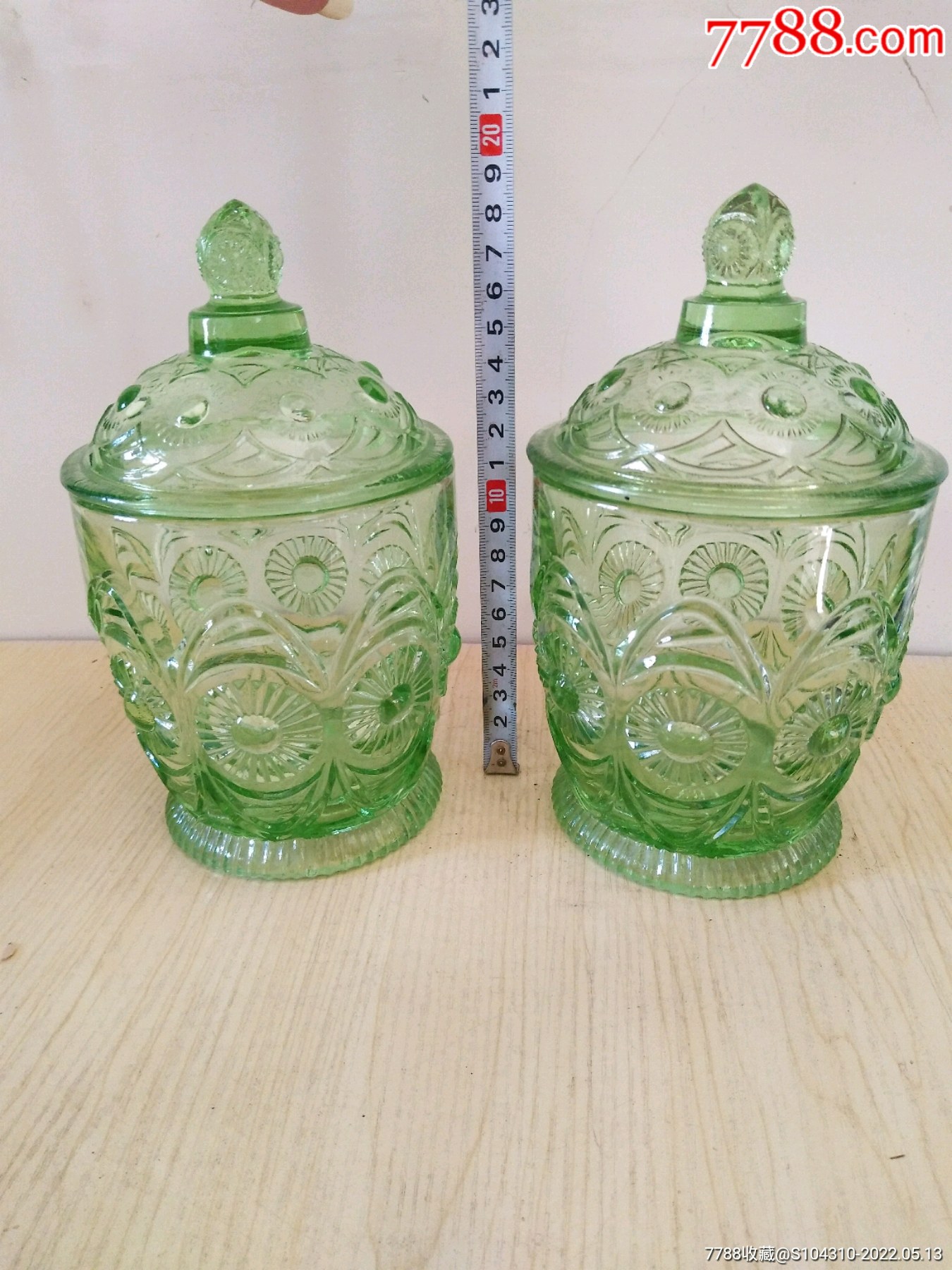 民国老琉璃罐一对_价格520元_第1张_7788收藏__收藏热线