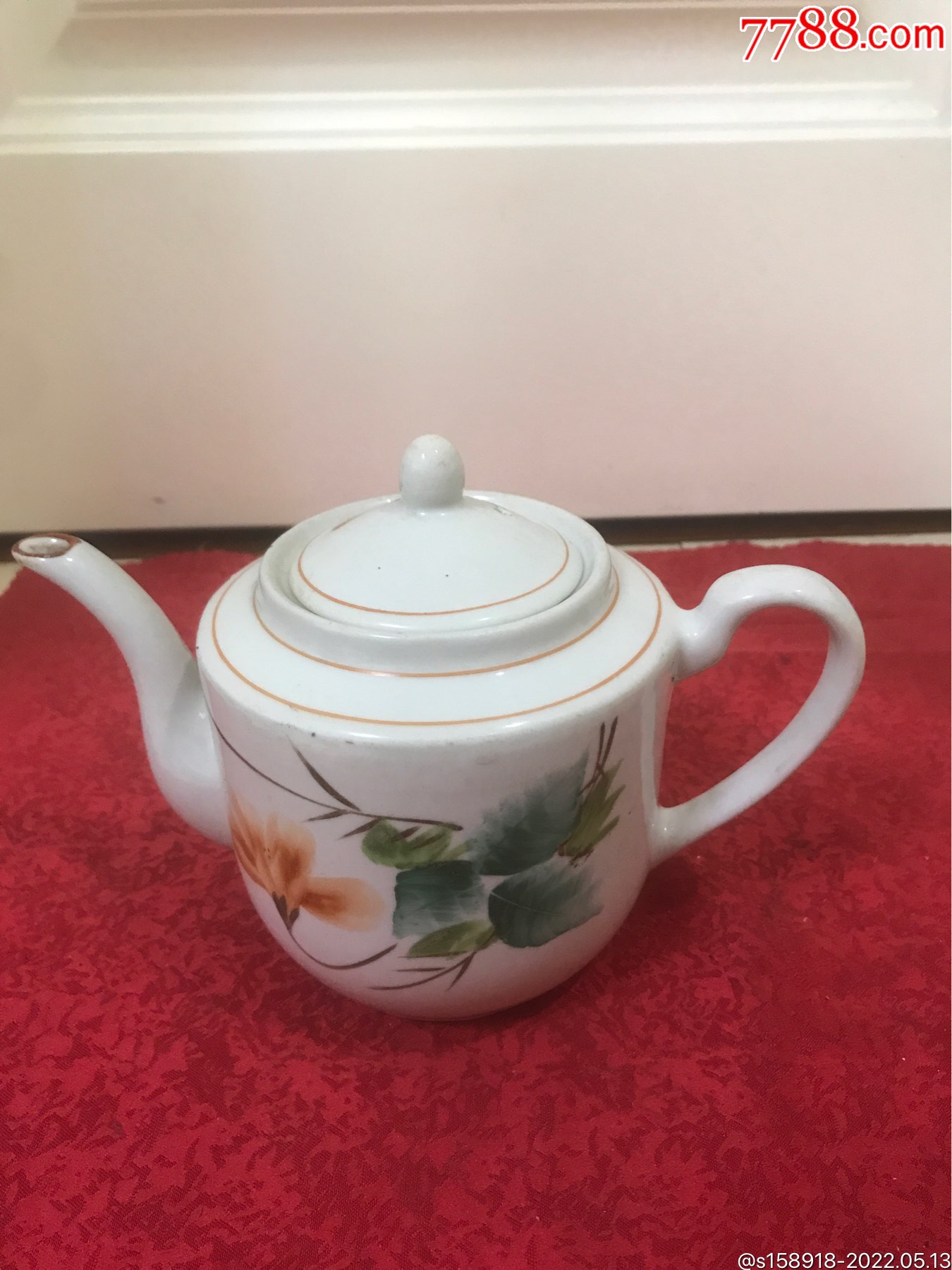 六七十年代全品花卉壶