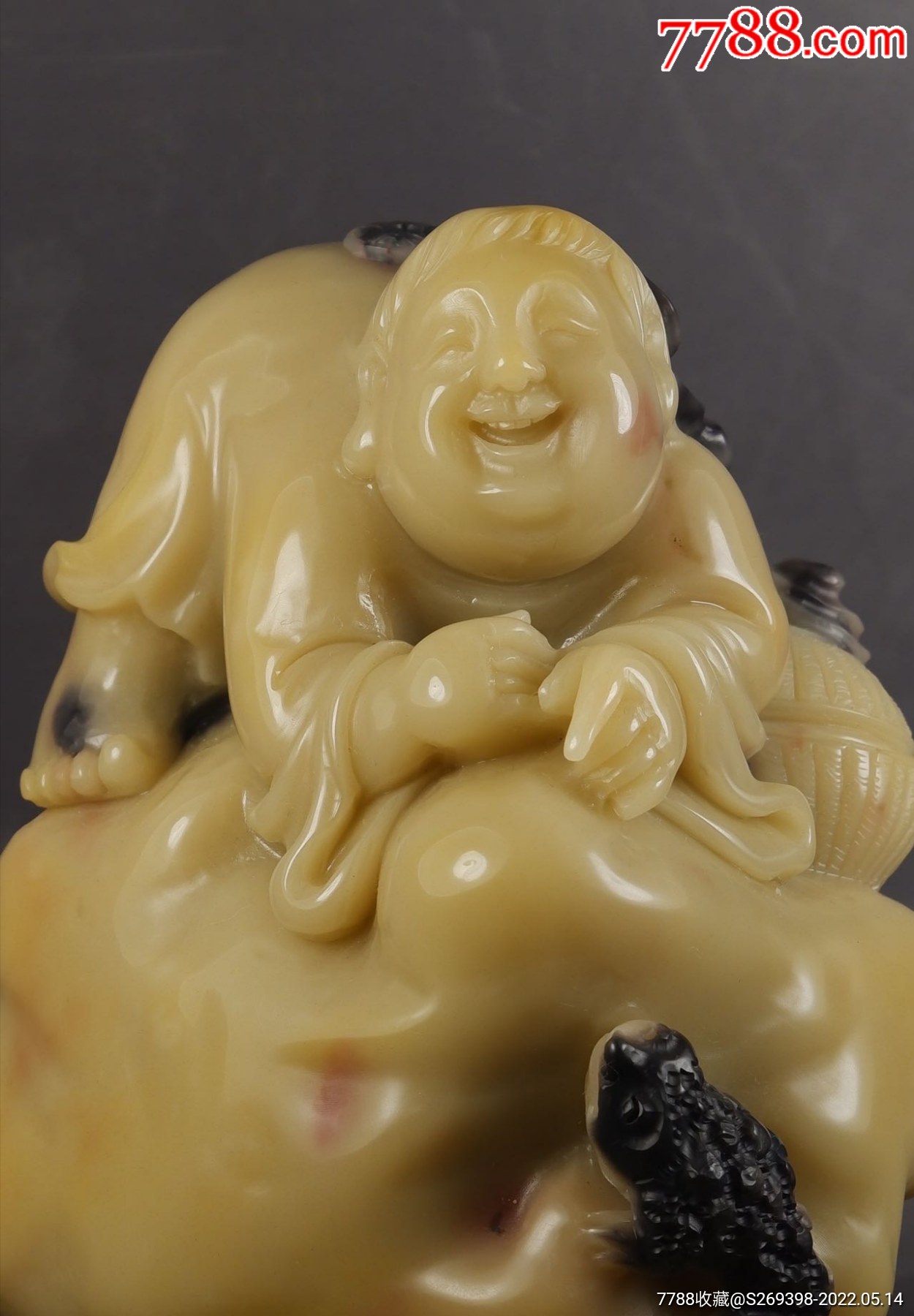 刘海戏金蟾巧雕精品大尺寸