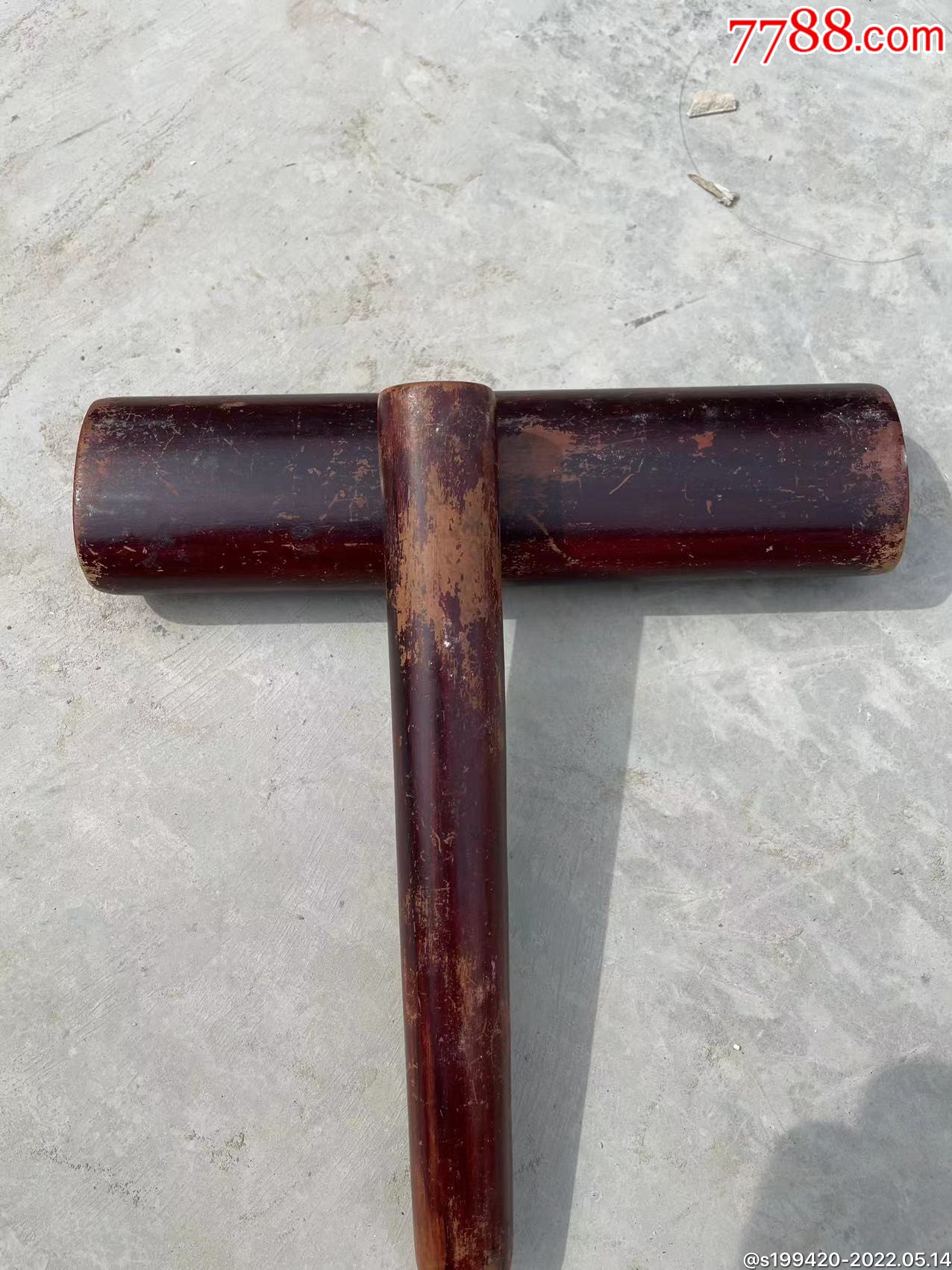 黄杨木民俗乐器梆子声音清脆长20展馆收藏摆设