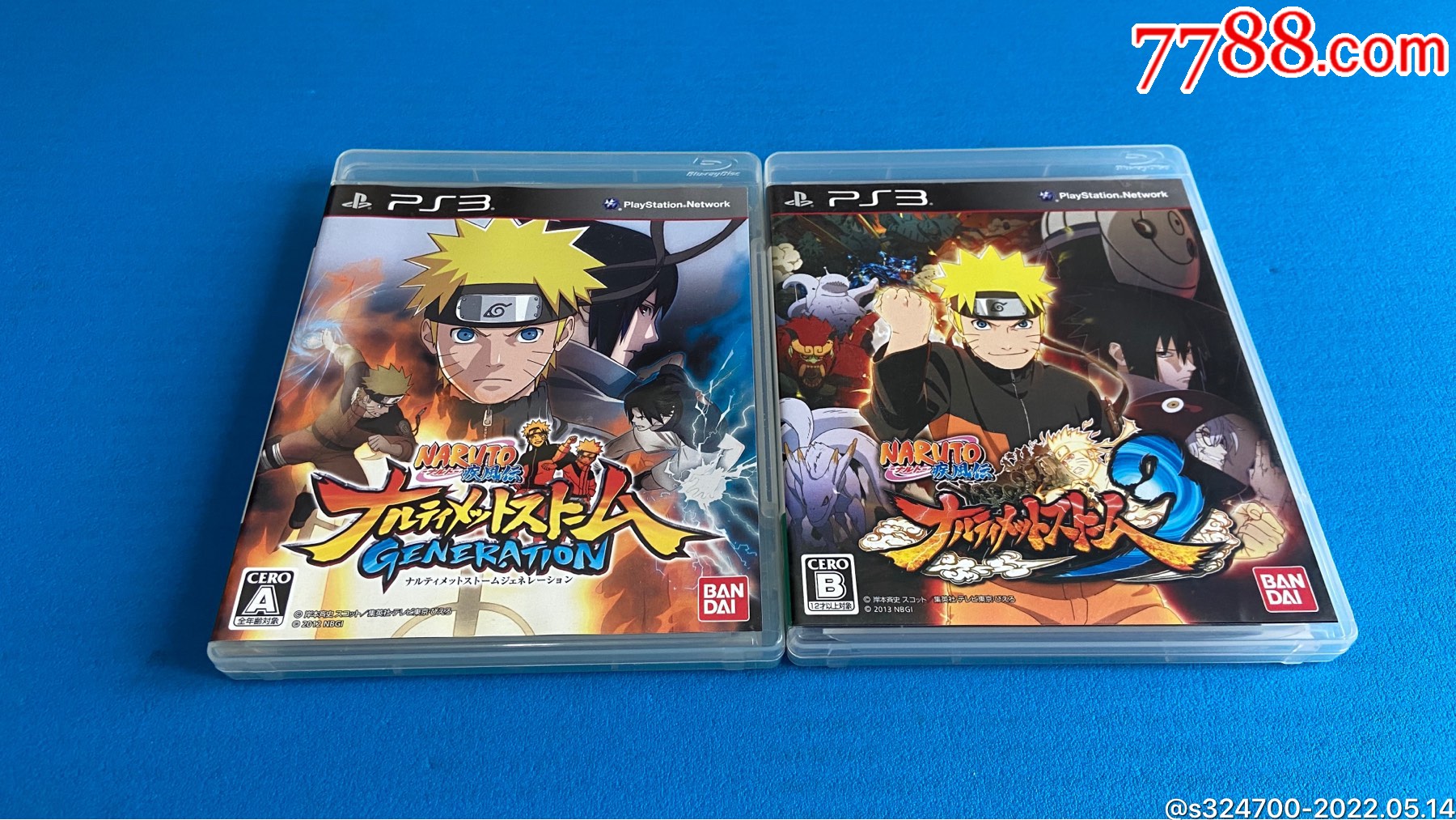 正版ps3游戏火影忍者疾风传