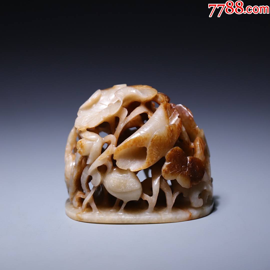 和田玉籽料一路连科炉顶aa91s55f