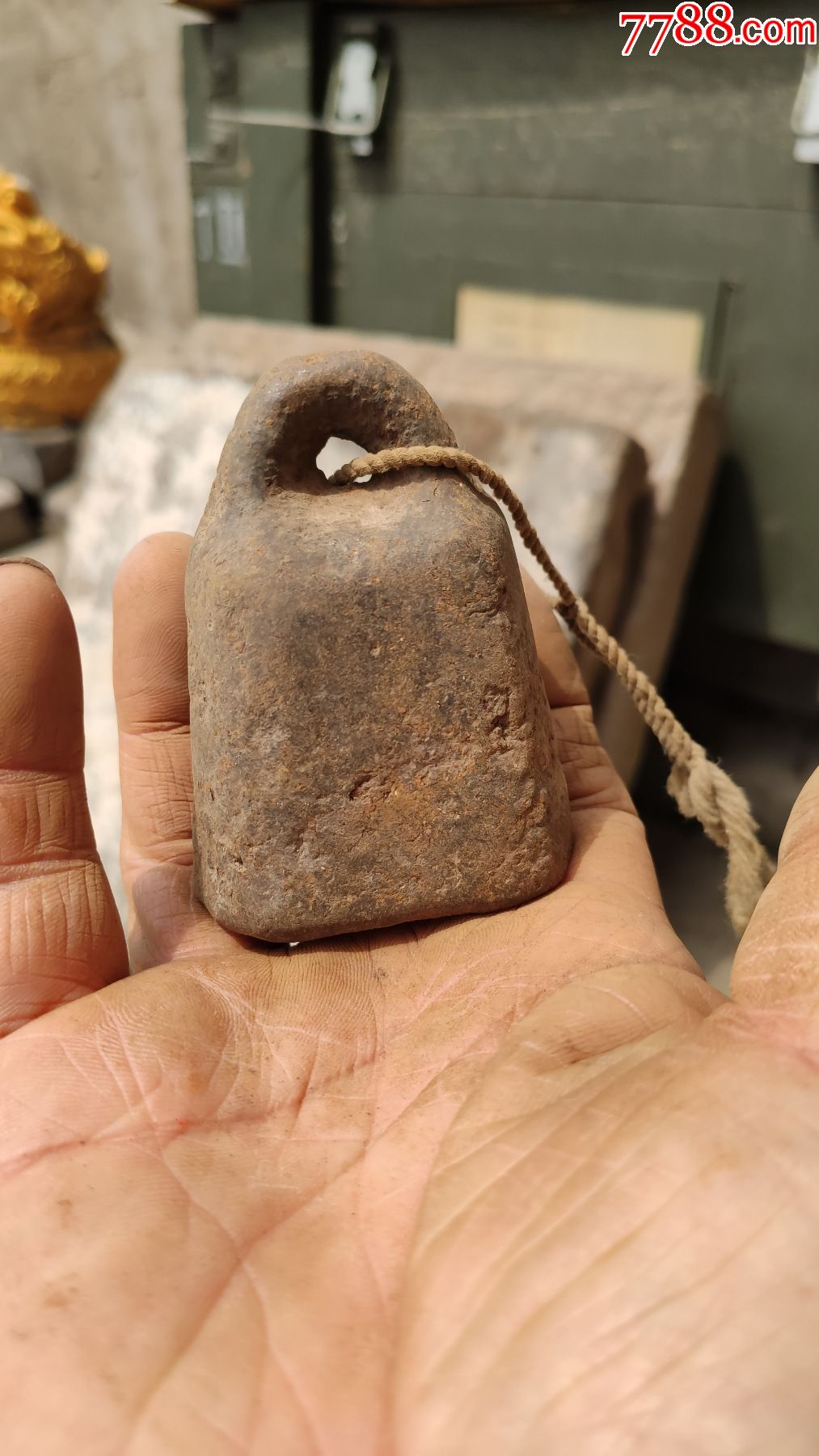 度量衡类秤砣砝码古权铁权收藏铁制秤砣一个方形