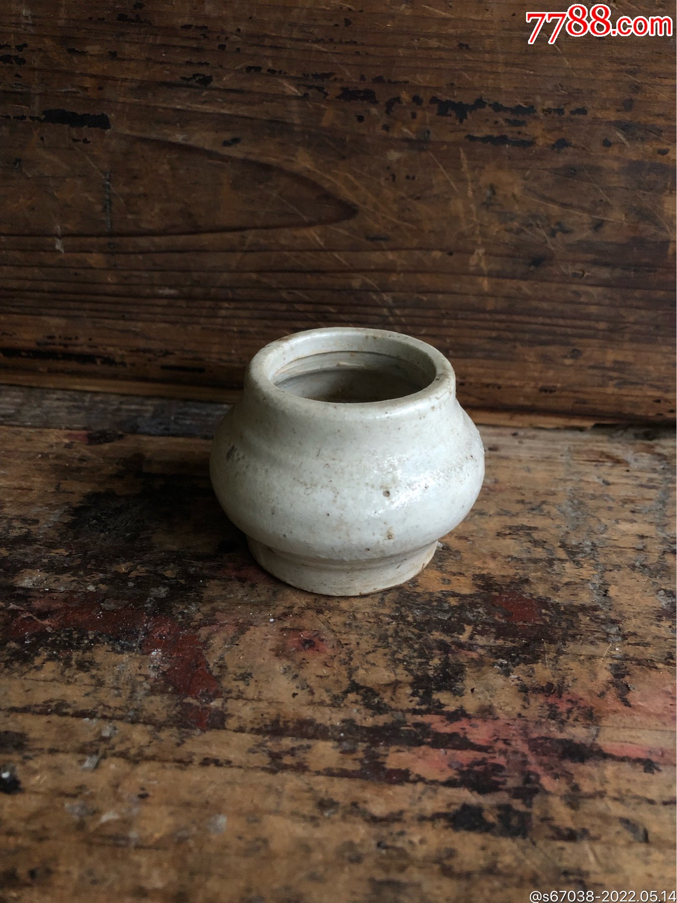 明代一炷香白瓷香炉琴炉陶瓷炉小炉子