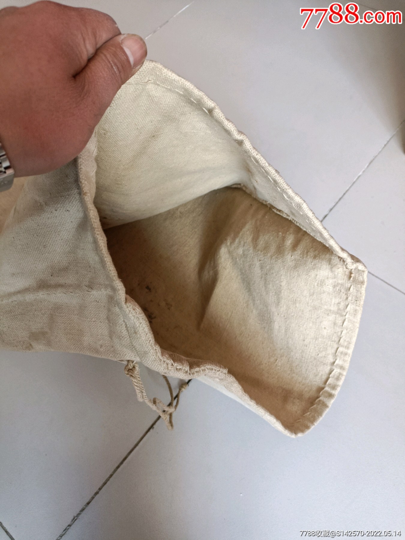 民国手工制作布口袋完整保老保真11040