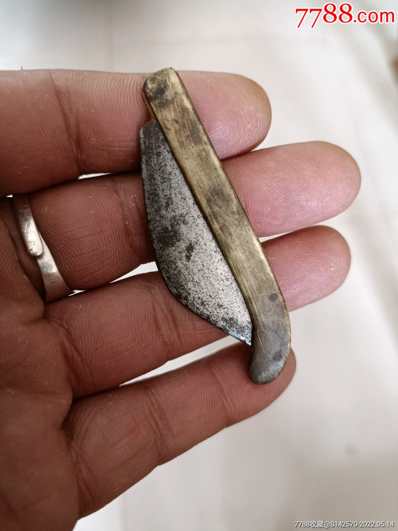 清代黄铜小刀完整保老保真_价格158元_第1张_7788收藏__收藏热线