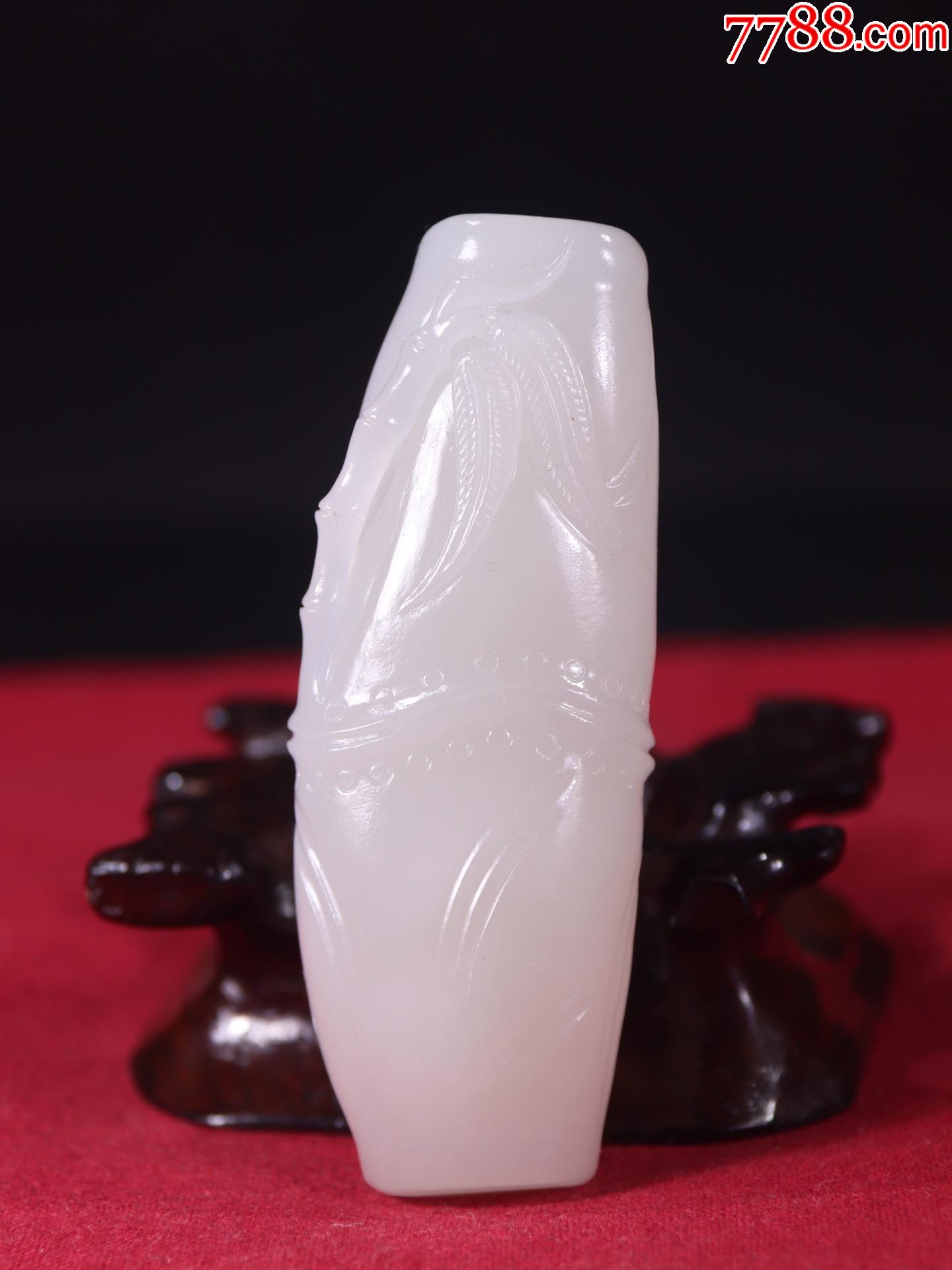 白玉节节高升玉雕件