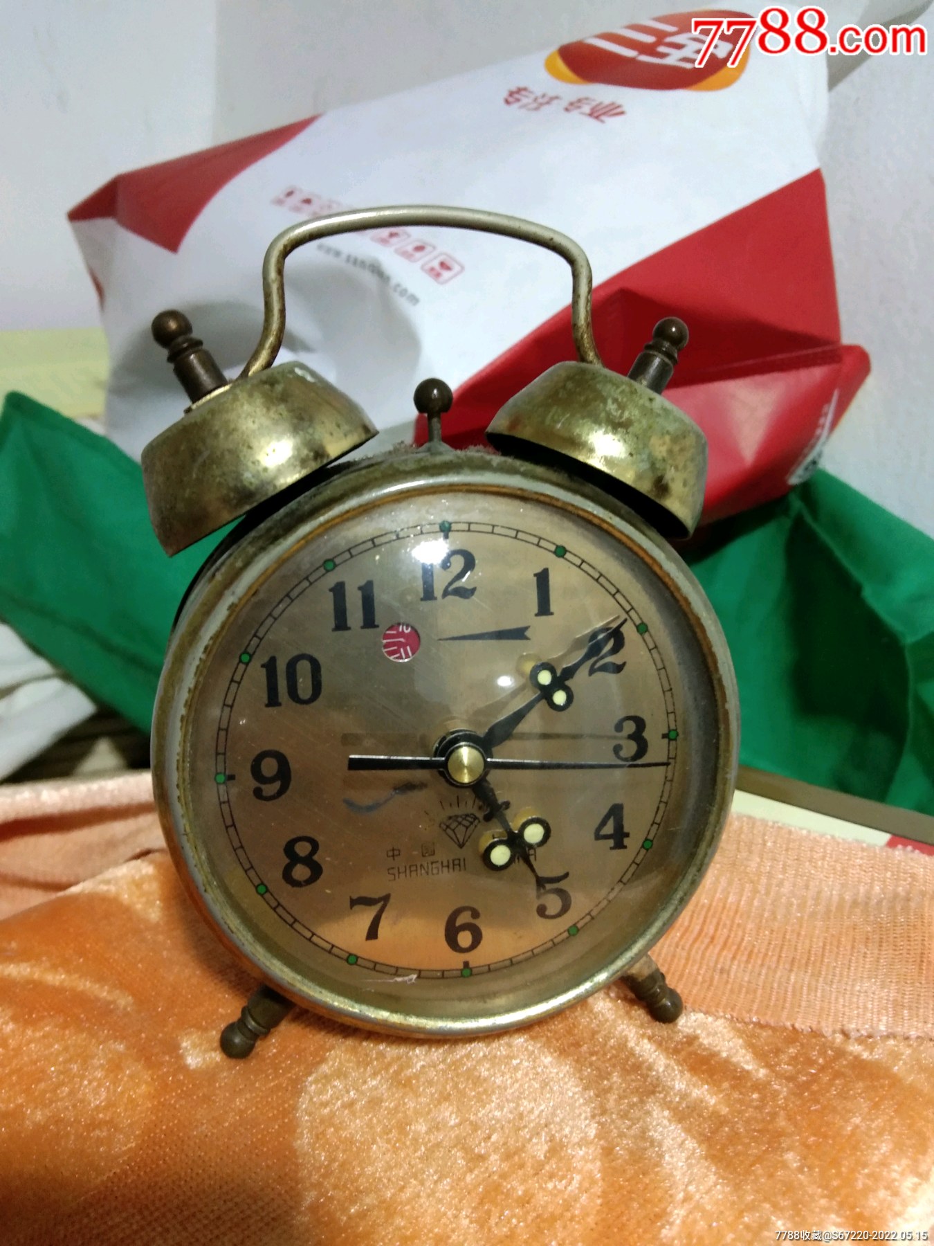 钻石牌机械闹钟