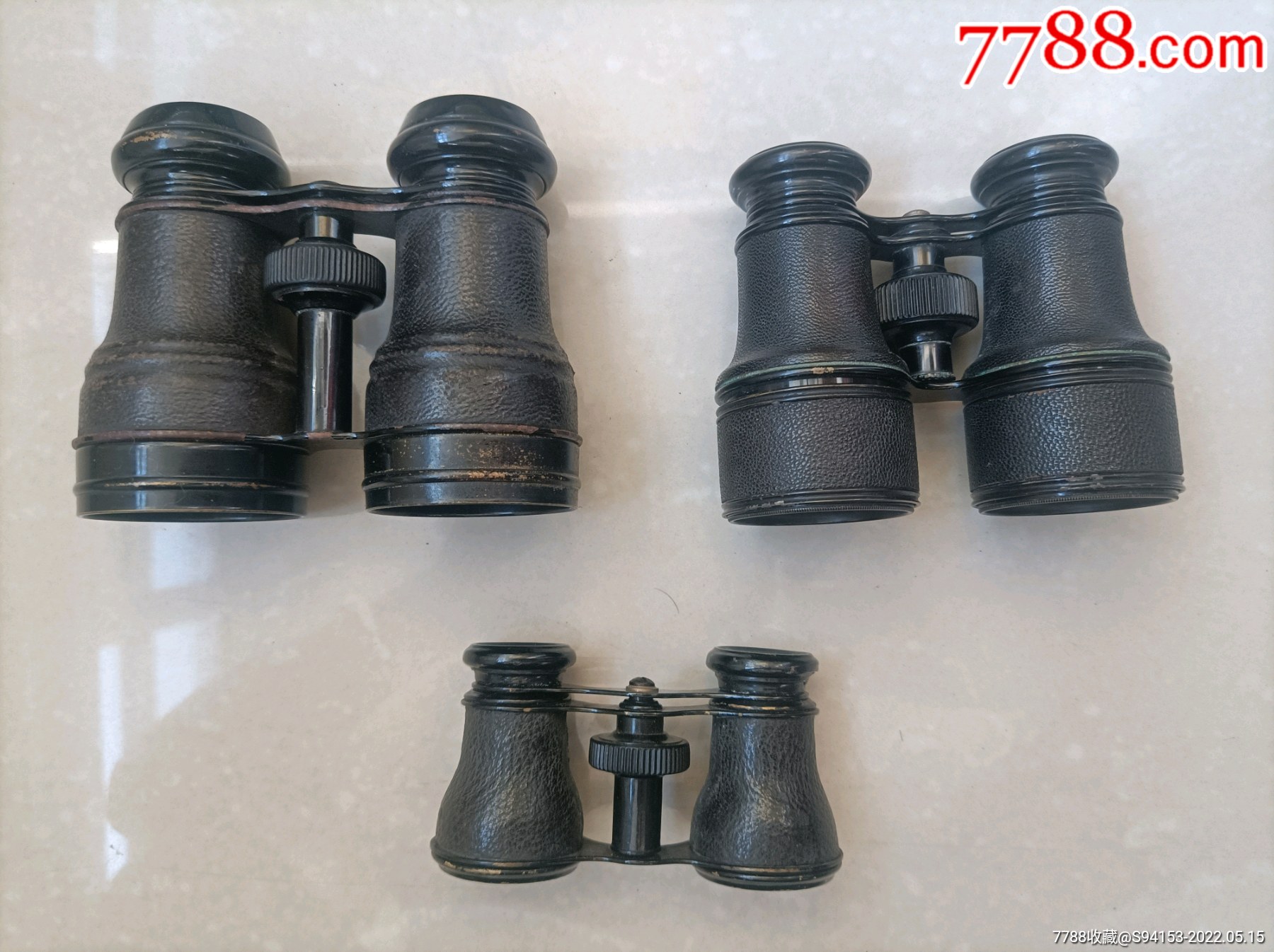 三个民国望远镜