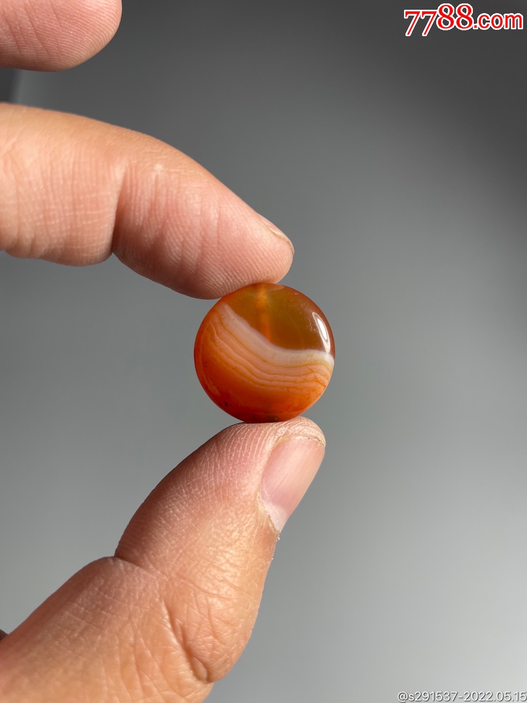 清代红玛瑙背云