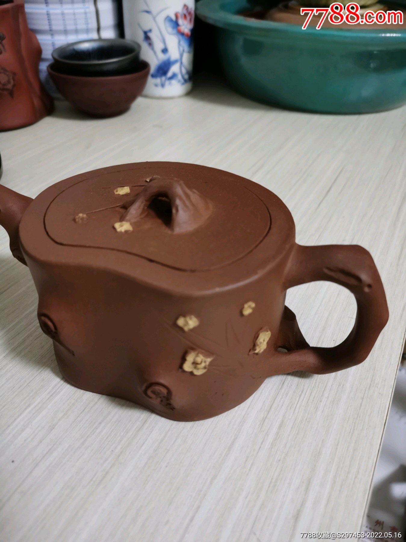 梅桩壶(一厂早期)_紫砂壶_第4张_7788漆器收藏