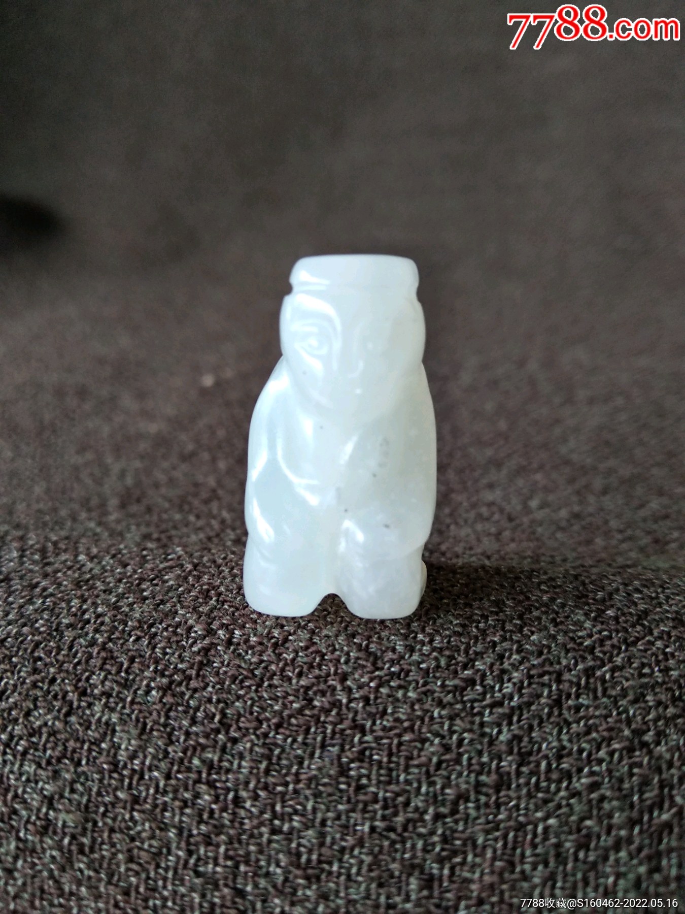 和田玉雕玉贵人玉佩