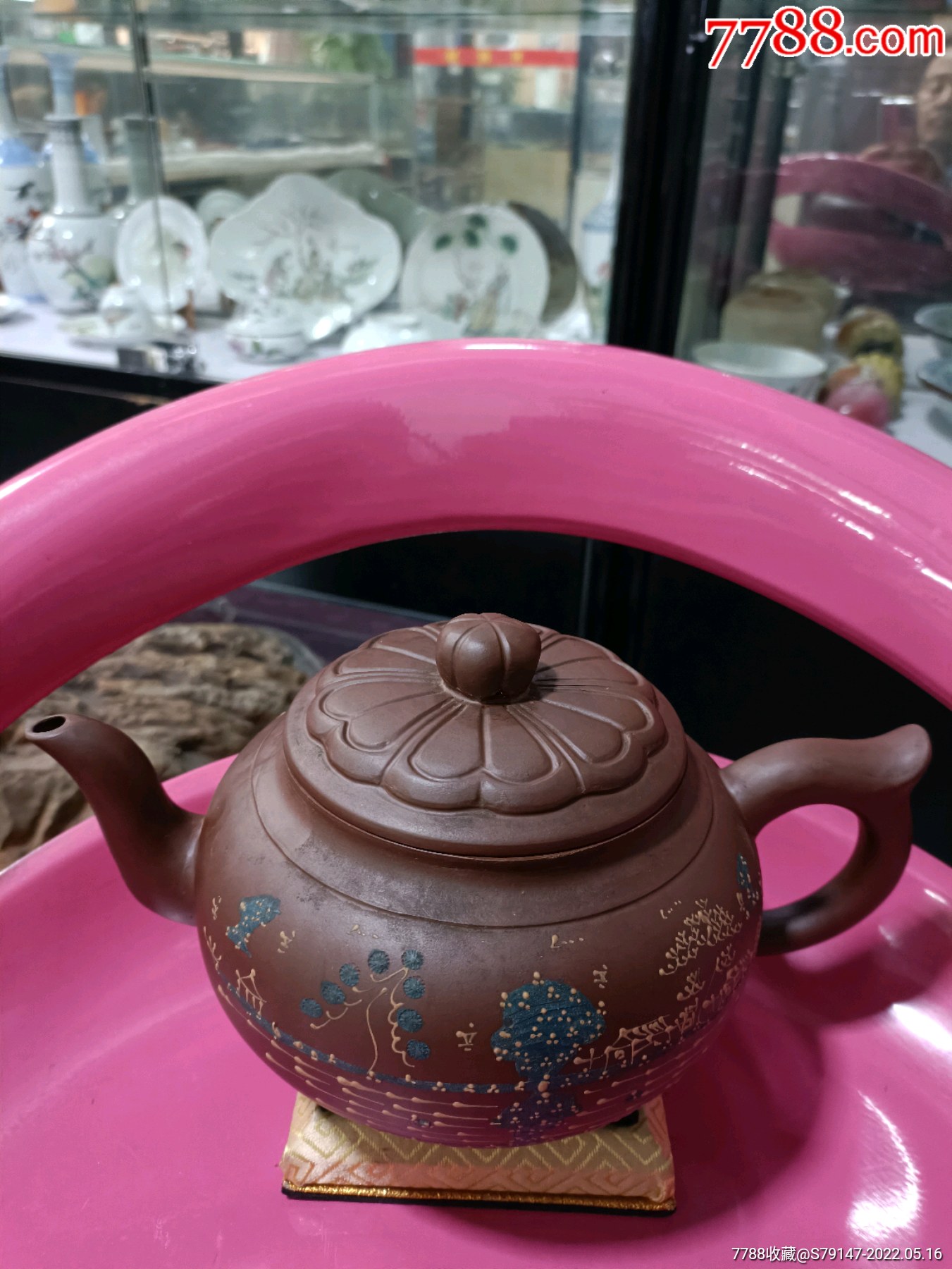 老艺人束凤英紫砂大壶