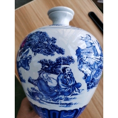 景德镇陶瓷《饮中八仙》酒坛(se87123272)_7788收藏