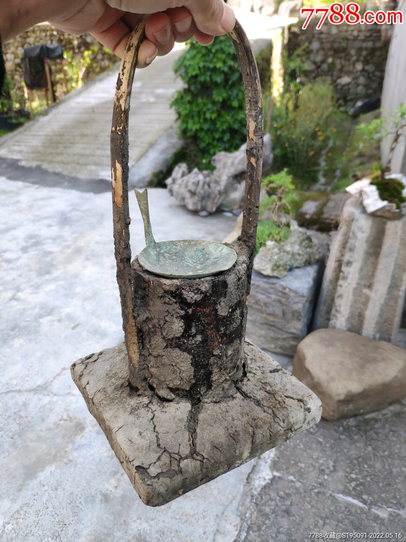 民国复古桐油灯民俗老物件