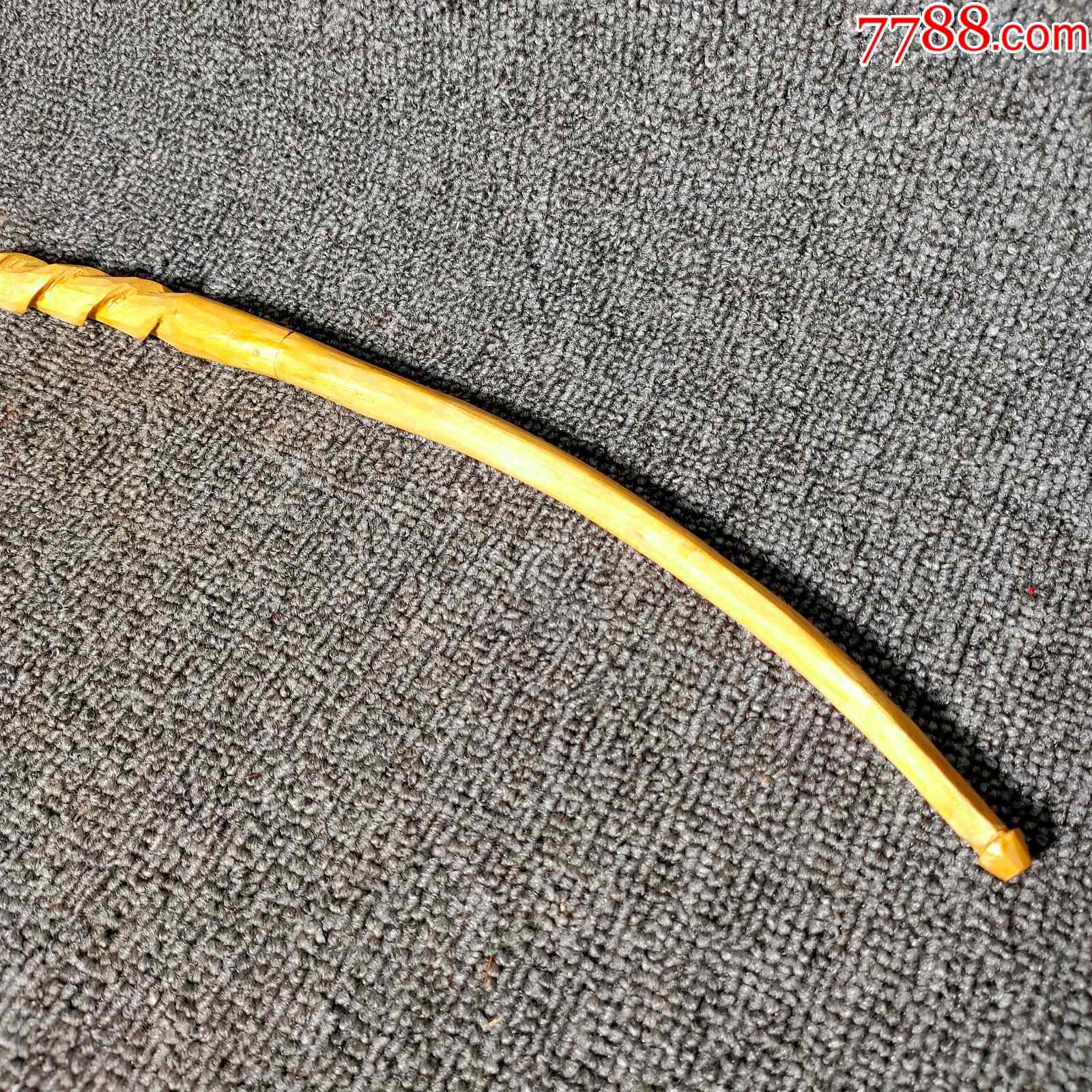 西洋古董长烟斗大型坚果木长烟管烟斗收藏摆件道具长66cm