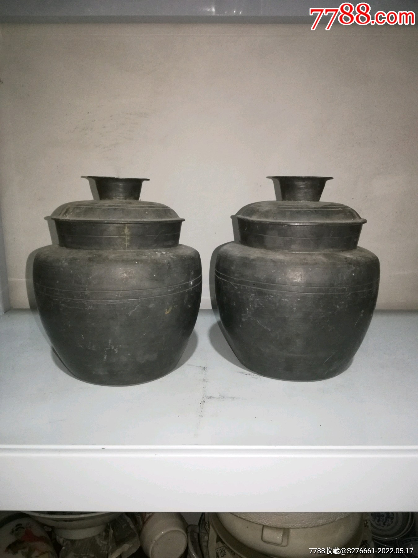 民国锡制茶叶罐-锡壶/锡器-7788商城__七七八八商品交易平台(7788.