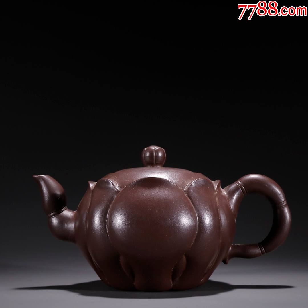 徐汉棠款紫砂莲花型茶壶