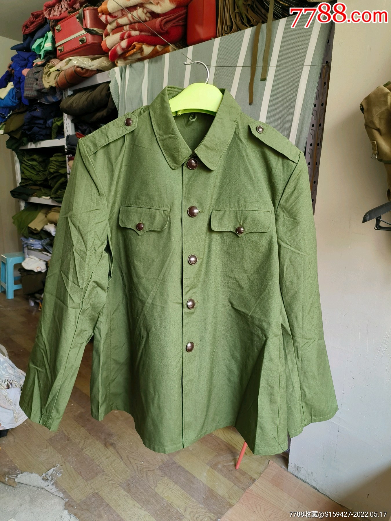 全新八三的确良士兵上衣