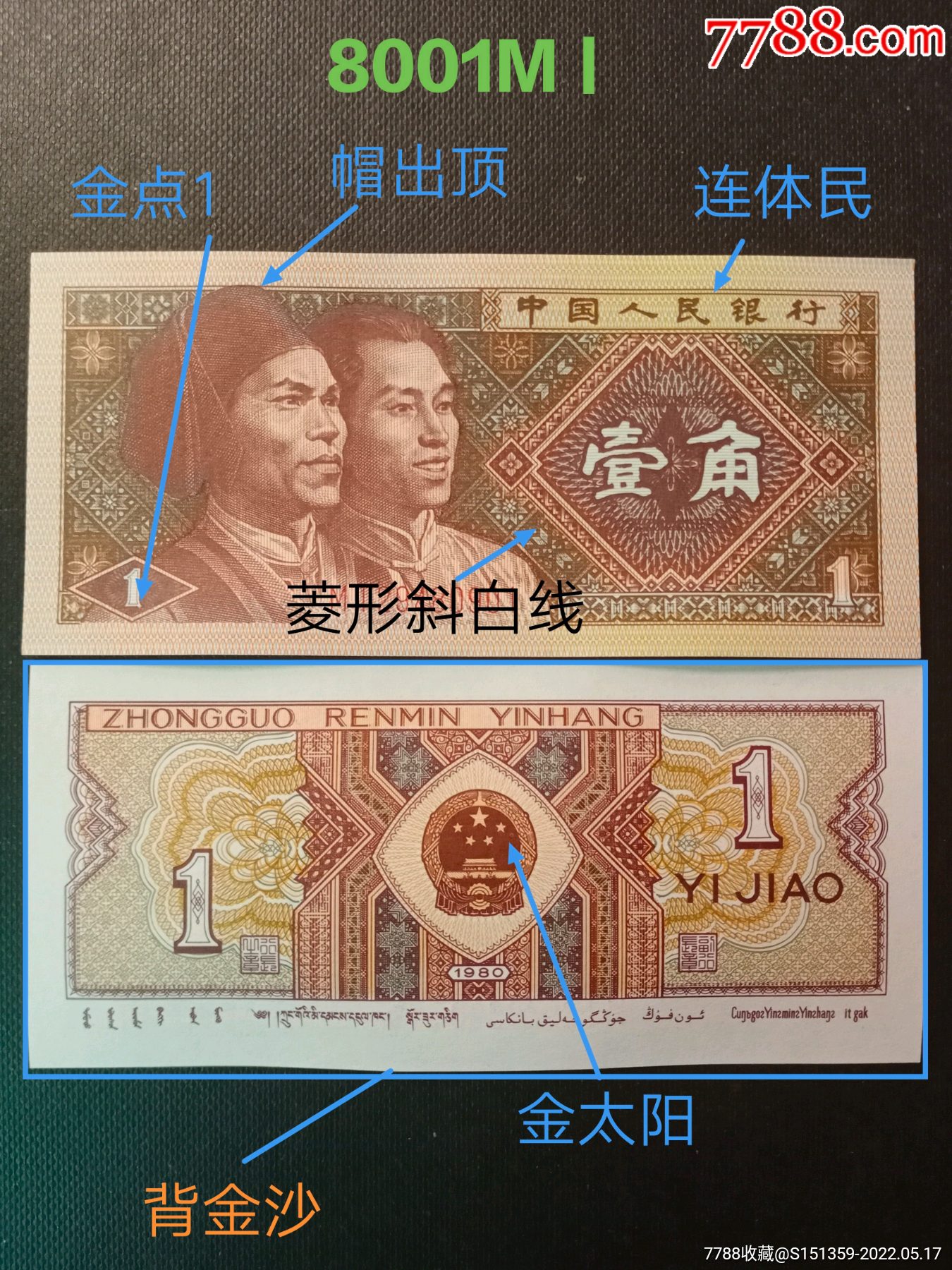 8001金点1金太阳背金沙